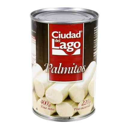Palmitos Enteros Cuidad del Lago, 400 gr / 14,10 oz (Peso Neto)