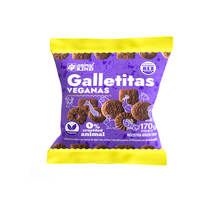 Galletitas Veganas de Chocolate – Caja x 6 unidades de 170g