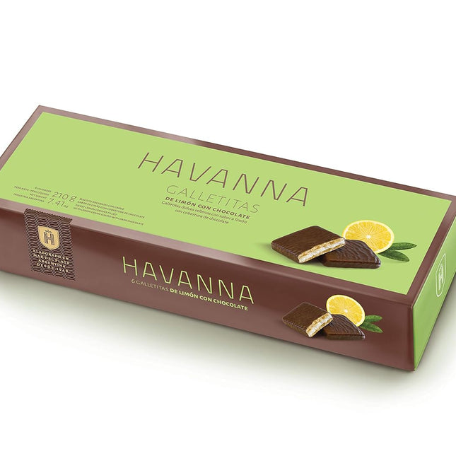 Havanna Galletitas de Limón bañadas en Chocolate – Caja x12 unidades – Click & Foods