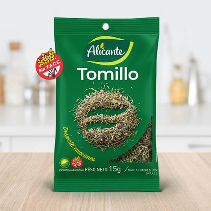 Tomillo Alicante Sin TACC, 15 g / 0,52 oz