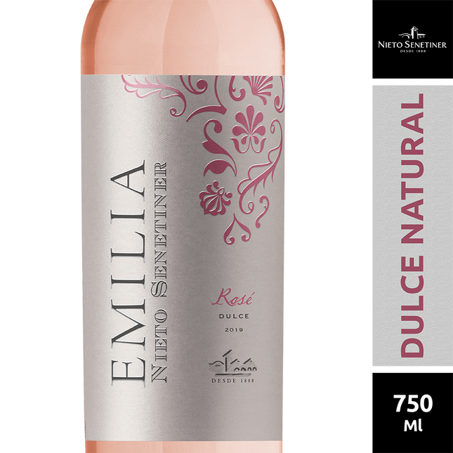 Emilia Dulce Natural Rosado 750 ml – Vino rosado dulce argentino – Envío internacional