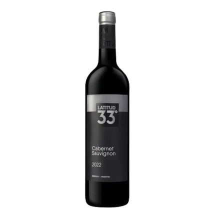 Vino Tinto Cabernet Sauvignon Latitud 33, 750 ml / 25.36 oz