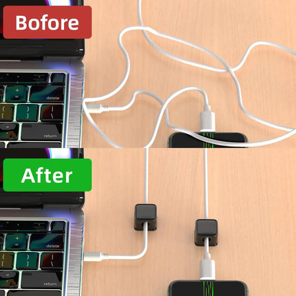 Cables Organizadores Adhesivo Iman Soporte Clips Escritorio (18 unidades)
