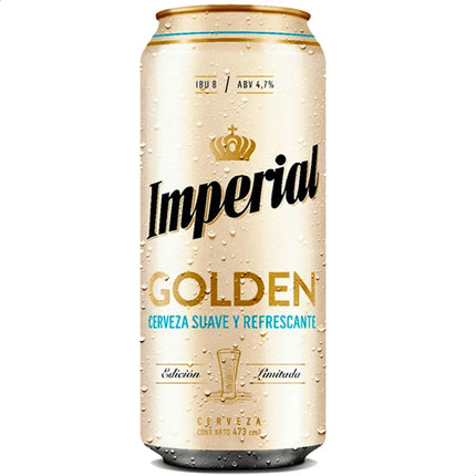 Cerveza Imperial Golden, 473 ml / 99,88 oz (Pack de 6)