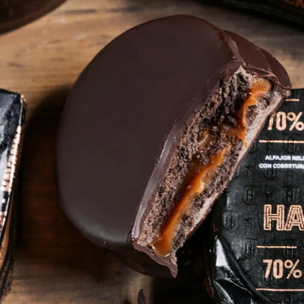Alfajor Havanna de Chocolate 70 % Cacao Puro, 65 g / 2.29 oz (Box of 9)