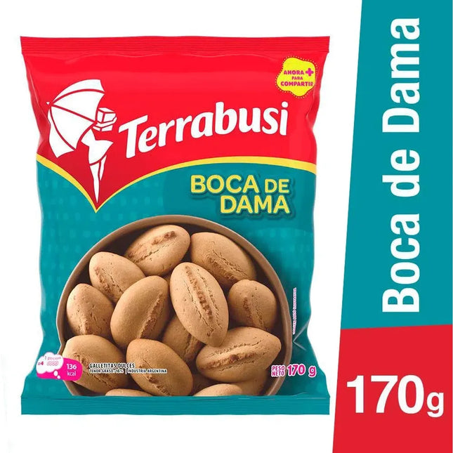 Galletitas Boca de Dama Terrabusi Pack x3 170 g – Envío internacional