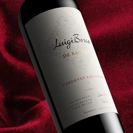 Combo de 4 Vinos Tinto Luigi Bosca De Sangre Cabernet Suavingnon, 750 ml / 25.3 oz