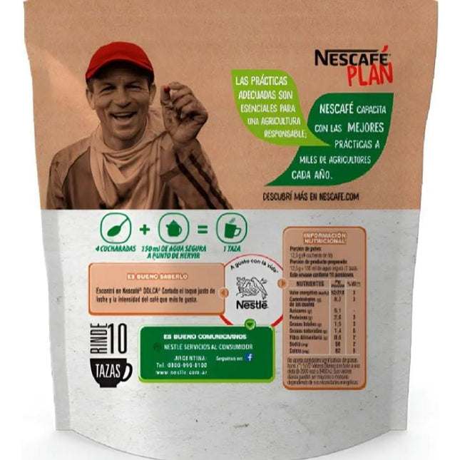 Café instantaneo CORTADO NESCAFÉ DOLCA, Pouch 100g