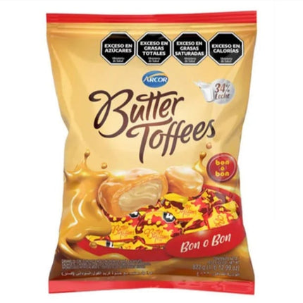 Caramelos Arcor  Butter Toffe Bon o Bon, bolsa 822g