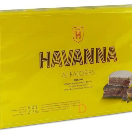 Alfajor Havanna Mixto, Blanco y Negro, 612 g/ 21.58 oz (Box of 12)