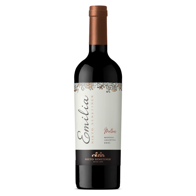 Vino Tinto Emilia Malbec Nieto Senetiner – From Mendoza 750 ml / 25.3 oz