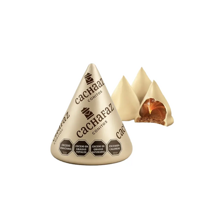 Conitos Cachafaz de Chocolate Blanco con Dulce de Leche, , 38 g / 1.34 oz (Box of 6)