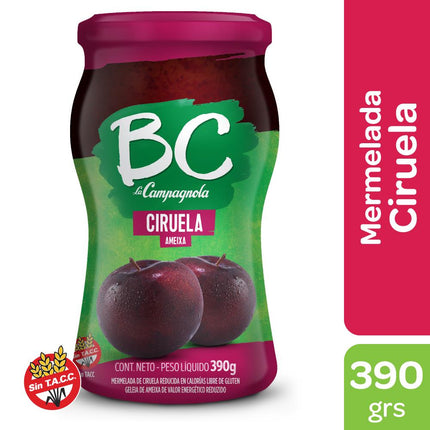 BC light Plum Jam Without TACC, 390 g / 13.75 oz