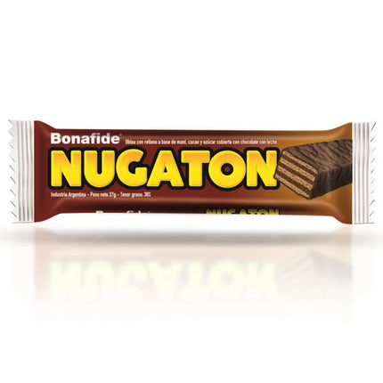 Oblea de chocolate con leche Nugaton 27 g / 0,95 oz caja 24 unidades